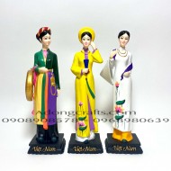 Bộ tượng 3 cô gái Bắc Trung Nam