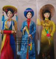 Búp bê cô gái ba miền Bắc Trung Nam