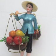 Cô gái Gánh trái cây - Miss Viet and fruits