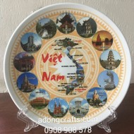 Đĩa sứ Các địa danh phong cảnh nổi tiếng Việt Nam