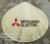 Nón lá in logo theo yêu cầu của đơn vị  Misubisi