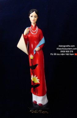 Tượng cô gái mặc áo dài Việt Nam Cao cấp