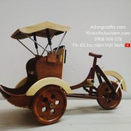 xe xích lô gỗ mô hình nét đẹp xe Việt Nam